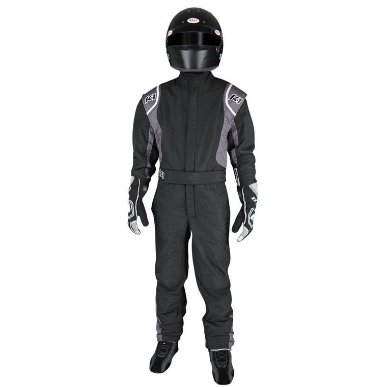 K1 Racegear Suit Precision Ii 6X- Small Black/Grey