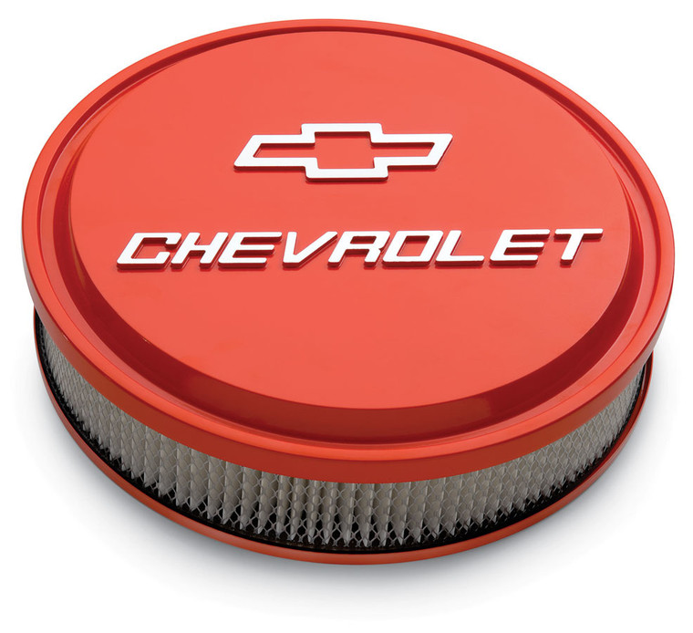 Proform Slant Edge Bowtie Air Cleaner Chevy Orange