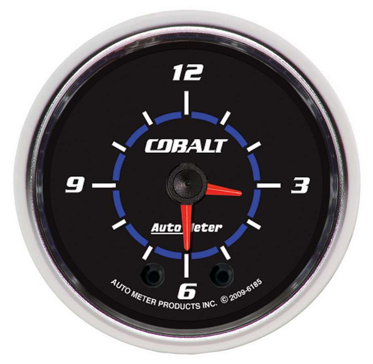Autometer 2-1/16 Cobalt Hi-Def Clock