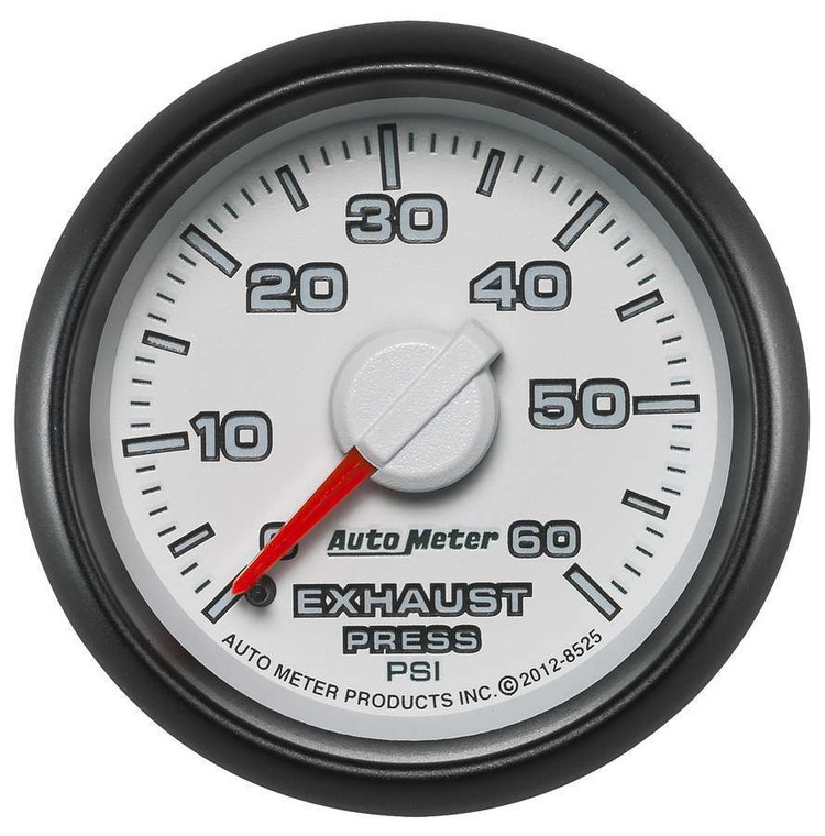Autometer Exhaust Pressure Gauge 0-60Psi Dodge Match