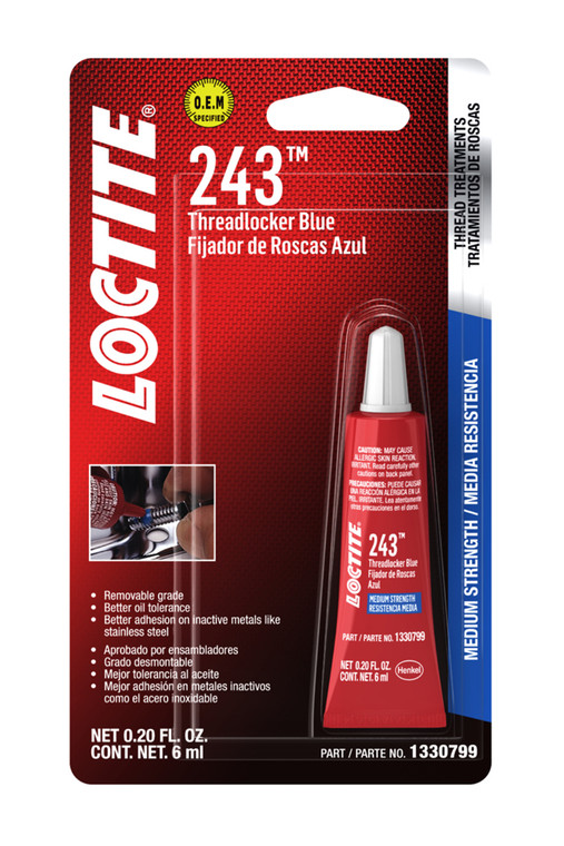 Loctite Threadlocker 243 Blue 6Ml/.20Oz