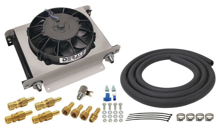 Derale Hyper Cool Cooler Kit -6An Inlets