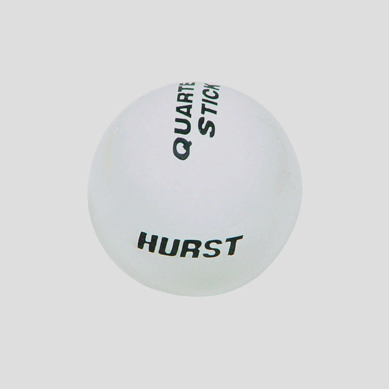 Hurst Quarter Stick Knob-White