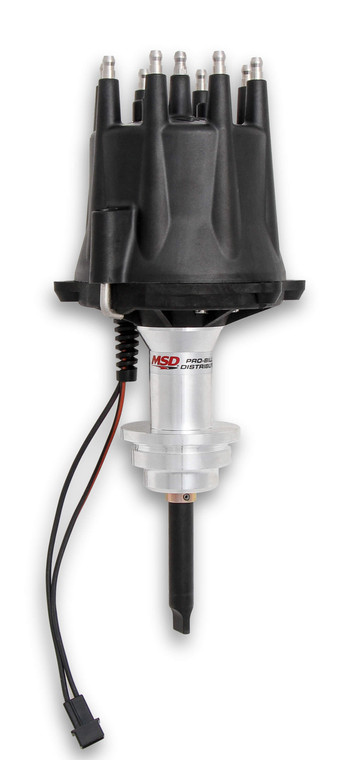 Msd Ignition Sbm 318-360 Distributor Pro-Billet W/Black Cap