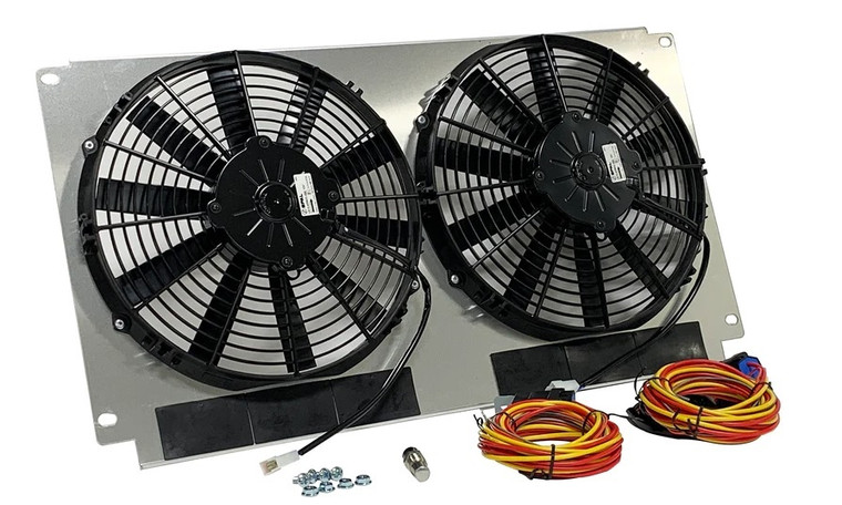 Dewitts Radiator Fan Kit 66-67 Chevelle Dual 2200Cfm