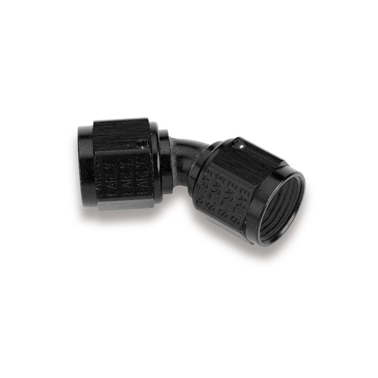 Earls Swivel Coupling Fitting 6An Female 45 Deg