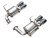 AWE Tuning 22-25 Subaru VB WRX Touring Edition Axle-Back Exhaust - Chrome Silver Tips - 3015-42424 Photo - out of package