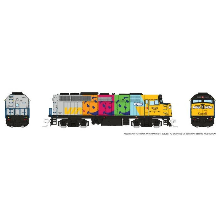 Rail car, Budd RDC-1 Phase II, BCOL, blue - DC