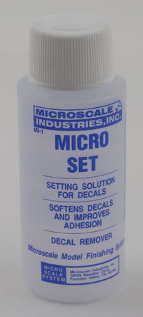 Decal Setting Solution-Micro Scale Micro Sol 102 + Micro Set 101 Package  Decal