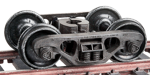 Truck, freight, Barber roller bearing, metal, metal wheels (x2).