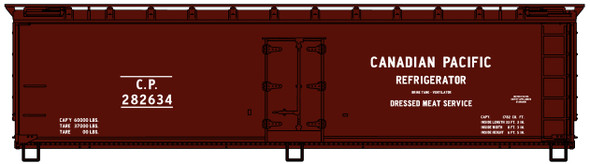 Refrigerator car kit, wood, 40', early, CP, block let'g