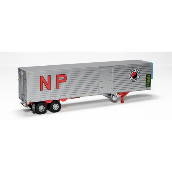 Trailer, 40' Fruehauf van, fluted side, Northern Pacific