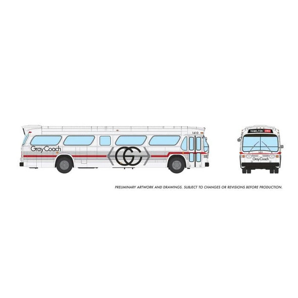 Bus, transit, GMC "New Look Suburban", Gray Coach Lines #1414