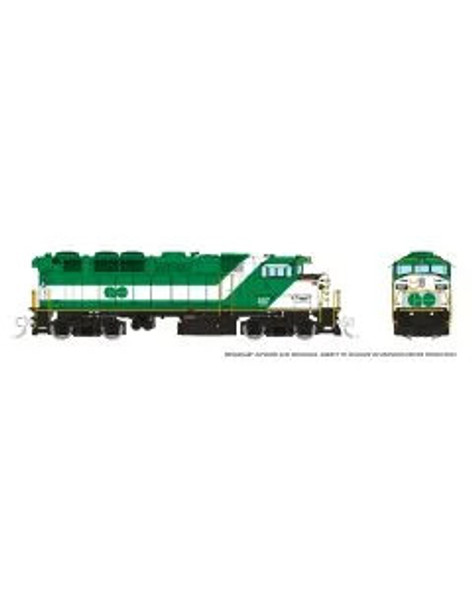 Locomotive, diesel, GMD F59PH, GO # 557 - DCC/sound