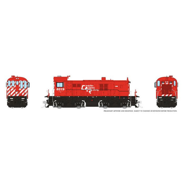 Locomotive, diesel, MLW RS-23, Canada Atlantic Railway #8019 - DCC/sound