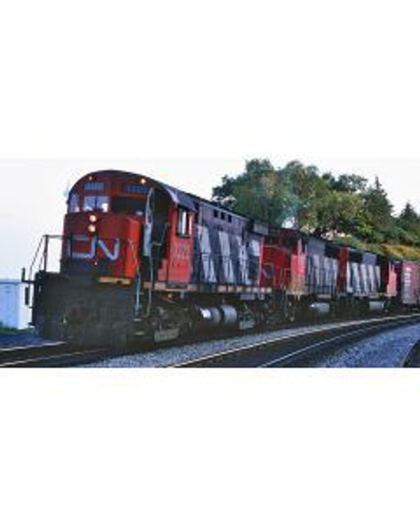 Locomotive, diesel, MLW C-424, CN #3236, stripes - DCC/sound