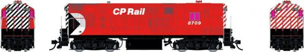 Locomotive, diesel, CLC H16-44, CP #8712, Action red - DCC/sound