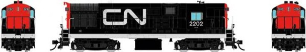 Locomotive, diesel, CLC H16-44, CN #2205, black/red, noodle - DCC/sound