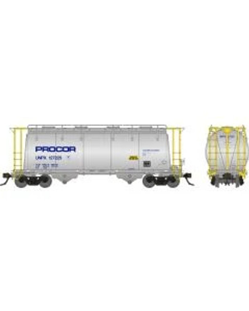 Hopper car, aluminium, 3000 cu. ft., Procor (UNPX), pack #1