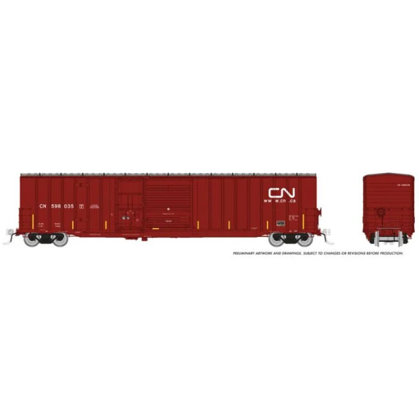 Boxcar, 6348 cu. ft., Trenton Works, CN, website