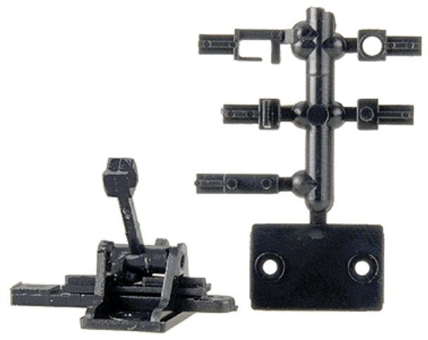 Ground throw, operating, w/connectors