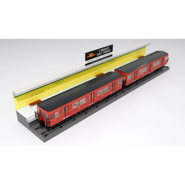 Subway car, TTC G-Class, 2-car set + display platform