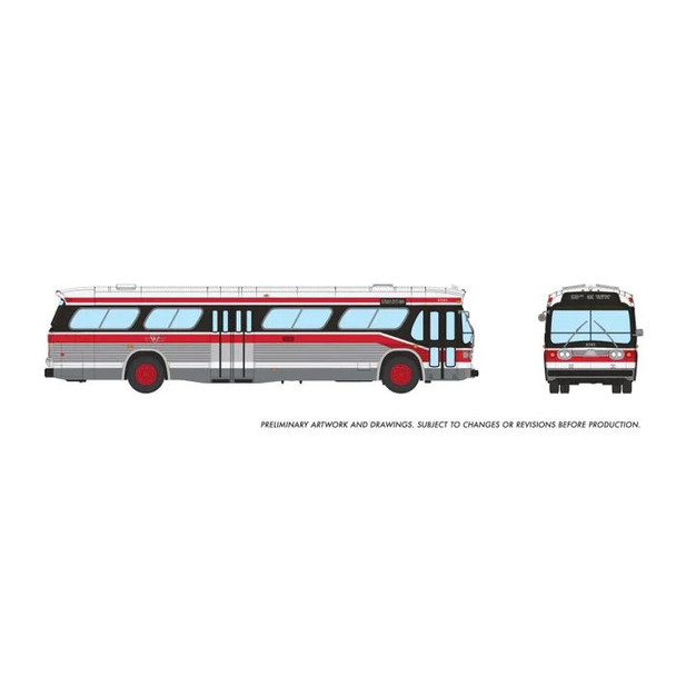 Bus, transit, GMC "New Look", TTC #8765, CLRV scheme