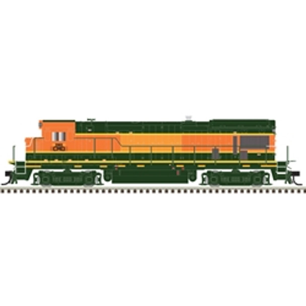Locomotive, diesel, GE B23-7, Central Maine & Quebec (CMQ) #2003 - DC