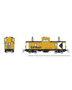 Caboose, wide vision, CP Rail #434556, action yellow