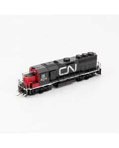 Locomotive, diesel, EMD GP40, CN #4017, large noodle - DCC/sound