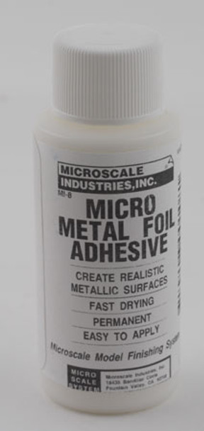 Adhesive, "Micro Metal Foil", 1 oz. bottle