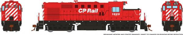 Locomotive, diesel, MLW RS-18u, CP #1829, no Multimark - DCC/sound