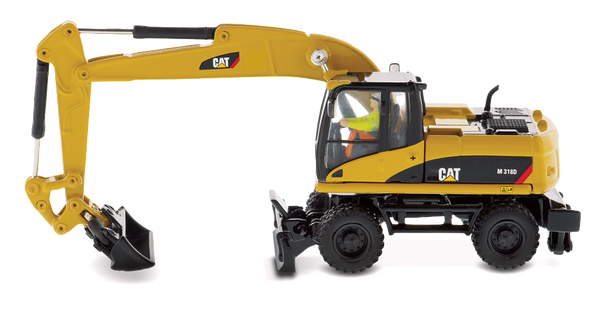 Vehicle, construction, excavator, wheeled, Caterpillar M318D