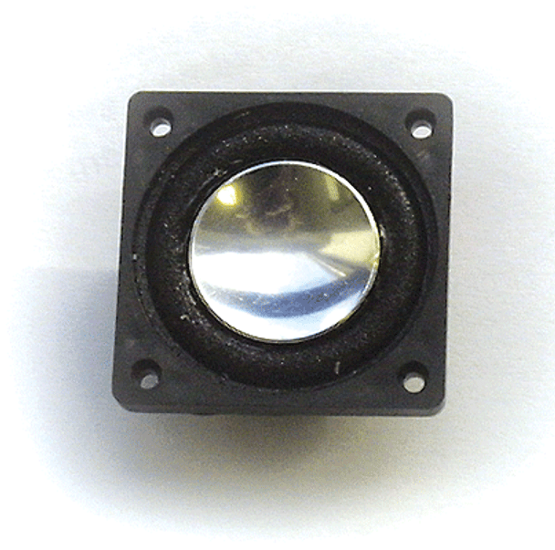 Speaker, "mega bass", 1.10" square x 0.44" deep , 8 ohm