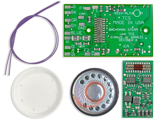 Decoder kit "WSK-BAC-1", sound/function, pre-loaded for Bachmann steam locos