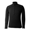 Eco Fleece Mens Ls Zip Blk Lg