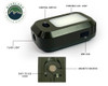 Solar Camping Light Pods & Speaker Universal Wild Land Overland Vehicle Systems