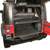 Deluxe Cargo Enclosure - 07-10 Wrangler JK Rear Seats Must Be Removed on 2-Door Models Black Tuffy Security Products