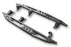 JK 4-Door Frame Mount Ricochet Rockers Bare Steel Pair 18-08-040 Poison Spyder