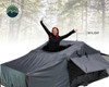 Roof Top Tent 3 Person Extended Roof Top Tent Dark Gray Base With Green Rain Fly With Bonus Pack Nomadic Overland Vehicle Systems