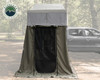 Roof Top Tent 4 Annex 100x80X82 Inch Green Base Black Floor and Travel Cover Nomadic Overland Vehicle Systems