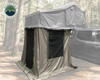Roof Top Tent 4 Annex 100x80X82 Inch Green Base Black Floor and Travel Cover Nomadic Overland Vehicle Systems