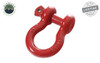 Recovery Shackle 3/4 Inch 4.75 Ton Steel Gloss Red Overland Vehicle Systems