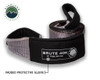 Tow Strap 40,000 lb 4 Inch x 8 Foot Gray With Black Ends & Storage Bag Universal Overland Vehicle Systems