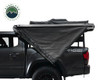 Awning Tent 270 Degree Passenger Side Dark Gray Cover With Black Cover Nomadic Overland Vehicle Systems
