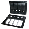 4-Switch Panel W/Lighted Breakers Black Bulldog Winch