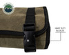 First Aid Bag Rolled Brown 16 Lb Waxed Canvas Canyon Bag Overland Vehicle Systems