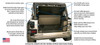 Deluxe Cargo Enclosure - 11-18 Wrangler JK Rear Seats Must Be Removed on 2-Door Models Black Tuffy Security Products