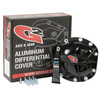 Dana 30 Aluminum Differential Cover Black Powder Coat Finish G2 Axle and Gear