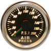 0-200psi Air Pressure Gauge 2.0 Inch Dual Needle Mechanical Lighted Bulldog Winch
